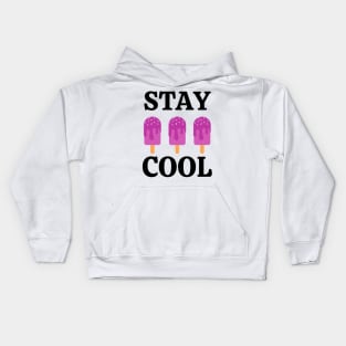 Stay cool ice cream summer Kids Hoodie